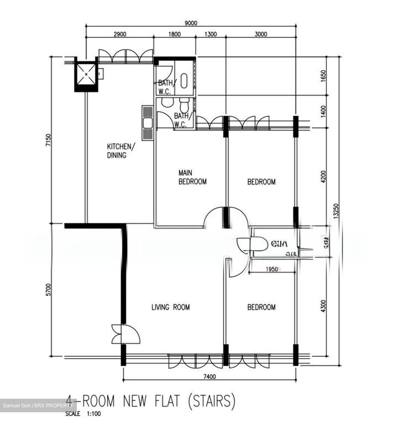 Blk 95 Bedok North Avenue 4 (Bedok), HDB 4 Rooms #540534461